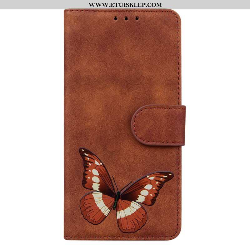 Etui Folio do Oppo Reno 8 Lite Motyl